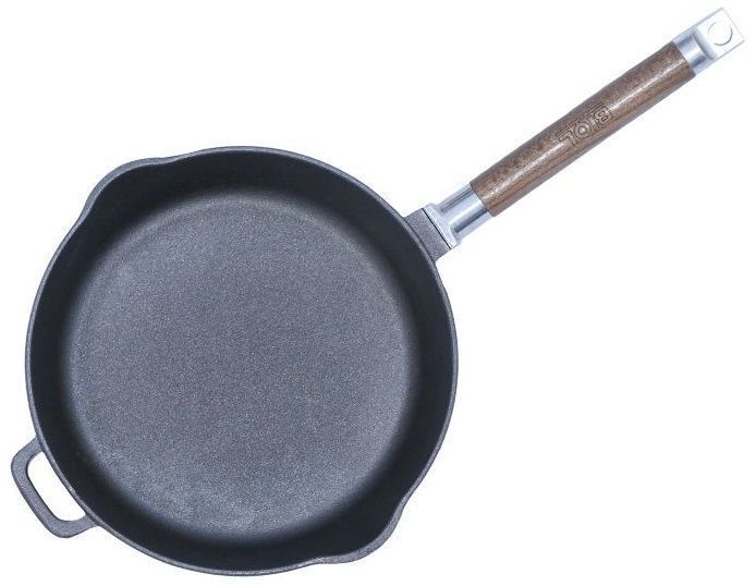 Biol 26 cm cast iron frying pan with spouts, detachable handle. Biol1226 photo