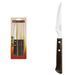 Set of 6 steak knives 10.2 cm Tramontina Barbecue Polywood. Tramontina21109/694 photo 1