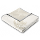 Хлопковый плед Biederlack Italian Collection молочный/cерый 150x200 см 799654 фото 3