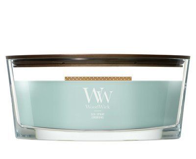 Aromatic candle with sea breeze notes Woodwick Ellipse Sea Spray 453 g Woodwick_2674518E photo