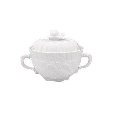 Soup/broth plate with lid "Swan Service" MEISSEN_000001-05081-1 photo