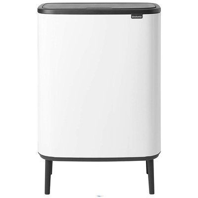 Бак для сміття Brabantia Bo Touch Bin Hi 2х30 л білий Brabantia130601 фото
