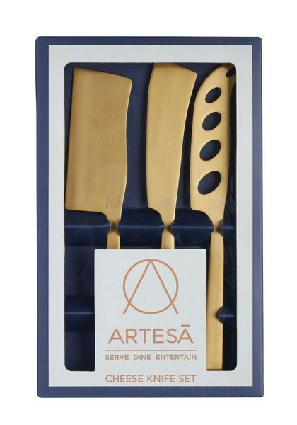 Ніж для сиру (комплект, 3 шт.) Artesa CHEESE KNIFE SET, в коробці (ARTCHSBRA3PC) ArtesaARTCHSBRA3PC фото