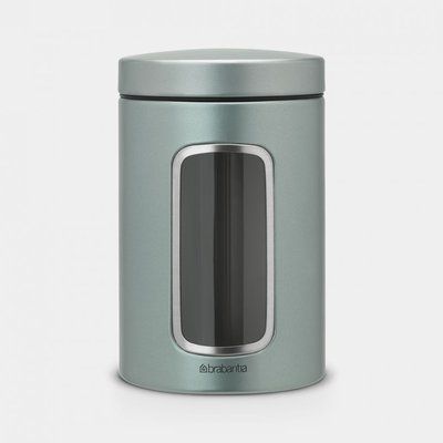 Set of containers for storing bulk products Brabantia Window 1.4 L 2 pcs. Brabantia484360 photo