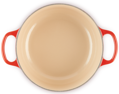 Чавунна каструля Le Creuset Signature 22 см 3,3 л з кришкою, емальована, червона (Cherry Red) Le Creuset21177220602430 фото