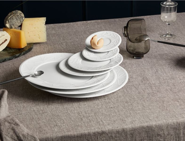 Салатна/десертна тарілка матова "Vitruv Graphic Bisque" MEISSEN_860101-45473-1 фото