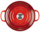 Чавунна каструля Le Creuset Signature 22 см 3,3 л з кришкою, емальована, червона (Cherry Red) Le Creuset21177220602430 фото 5