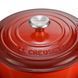 Чавунна каструля Le Creuset Signature 22 см 3,3 л з кришкою, емальована, червона (Cherry Red) Le Creuset21177220602430 фото 6