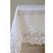 Tablecloth with snow-white lace "Gala" WEISSFEE_1829298 20 photo 2
