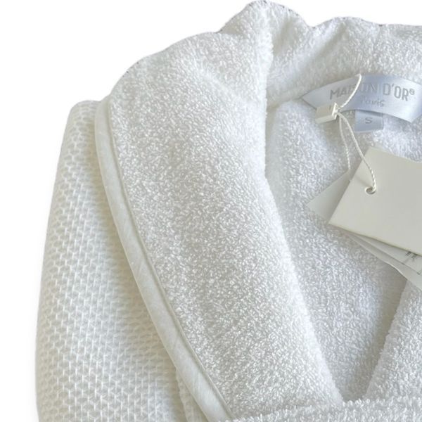 Maison D'or Quattro White Men's Terry Bathrobe quattro-white-m photo
