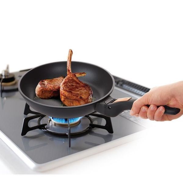 Сковорідка Tescoma SmartCLICK 24 см чорная Tescoma605024 фото