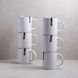 Set of 6 Ardesto Lucca Winter white 360 ml cups. ArdestoAR2930WMC photo 3