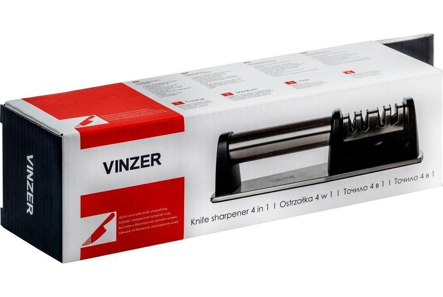 Knife and scissors sharpener Vinzer 4 in 1. Vinzer50319 photo