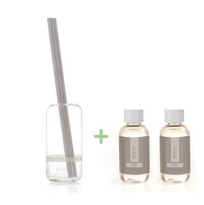 Set of transparent bottle and 2 refills Oxygen Millefiori Milano Millefiori_Milano_FRM90CAWH-1READOX photo