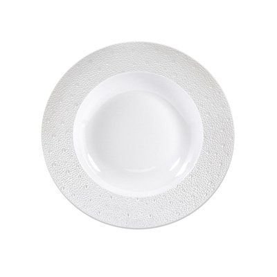 "ECUME PERLE" mother-of-pearl soup plate BERNARDAUD_1975/20449 photo
