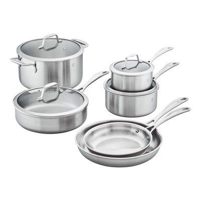 Zwilling Spirit 10-piece cookware set without coating. LEGOURMET64090-001 photo