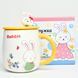 BonaDi Rabbit 430 ml porcelain mug with lid and spoon. BonaDi927-223 photo 8