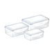 FRESHBOX container set of 3, 1,0, 1,5, 2,5 L, rectangular Tescoma892092 photo 1