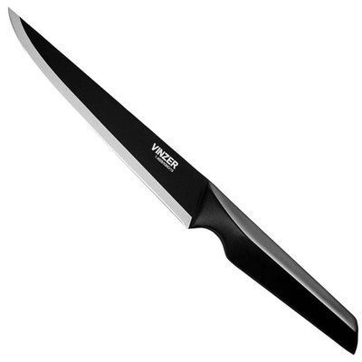 Нож для овощей Vinzer Geometry Nero line 8,9 см Vinzer50299 фото