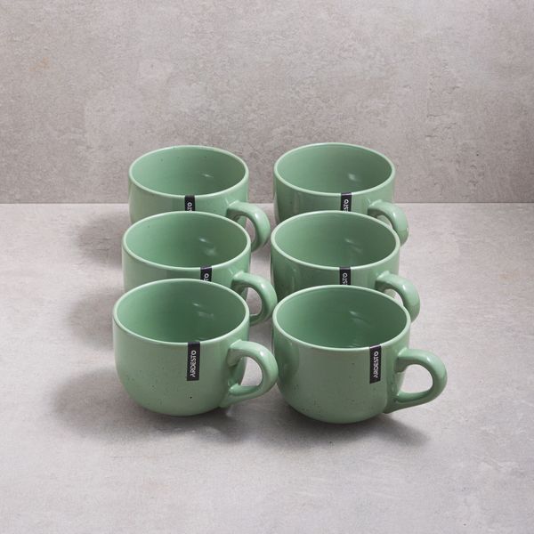 Set of 6 Ardesto Bagheria Pastel green 480 ml cups. ArdestoAR2948GGC photo