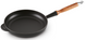 Сковорода Le Creuset Satin black 24 см чугунная черная деревянная ручка Le Creuset20058240000460 фото 1