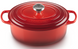 Овальна чавунна каструля Le Creuset Signature 29 см 4,7 л з кришкою, червона Le Creuset21178290602430 фото 2
