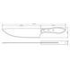 Meat knife 20.3 cm Tramontina Barbecue Polywood wide blade. Tramontina21191/178 photo 3