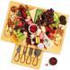 Bamboo cheese board with a set of knives 83090001 photo 1