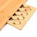Bamboo cheese board with a set of knives 83090001 photo 4
