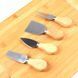 Bamboo cheese board with a set of knives 83090001 photo 5