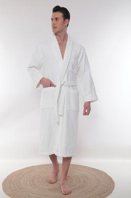 Мужской махровый халат Maison D'or Quattro White quattro-white-xl фото