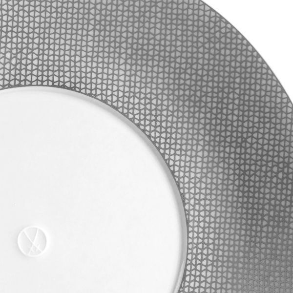 Салатна/десертна тарілка "Cosmopolitan Mesh platinum" MEISSEN_79A265-37071-1 фото