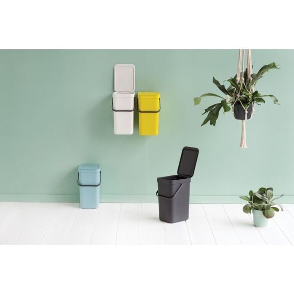 Відро сміттєве Brabantia Sort&Go 16 л м'ятне Brabantia109843 фото