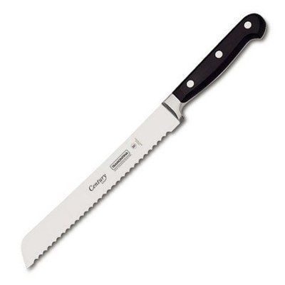 Bread knife 20.3 cm Tramontina Century black. Tramontina24009/108 photo