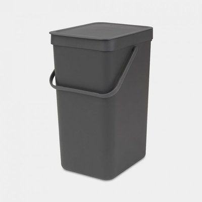 Відро сміттєве Brabantia Sort&Go 16 л сіре Brabantia109966 фото