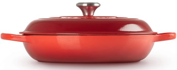 Кастрюля 3,5 л 30 см Le Creuset Signature низкая красная Le Creuset21180300602430 фото