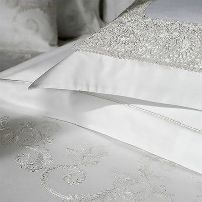Підковдра розшитий вишивкою "VENICE" WEISSFEE_92208 20 фото