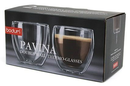 Bodum Pavina set of 2 glasses, 80 ml, with double walls. Bodum4557-10 photo