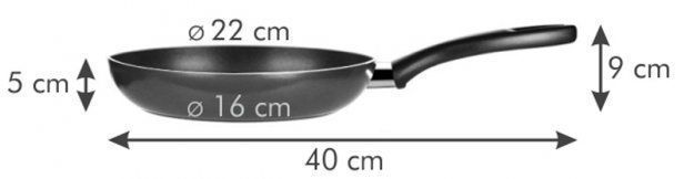 Tescoma Presto 22 cm round frying pan. Tescoma594022 photo