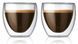 Bodum Pavina set of 2 glasses, 80 ml, with double walls. Bodum4557-10 photo 1