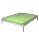 Простынь на резинке Billerbeck Kaeppel Трикотаж Зеленое яблоко 140-160x200 см 1671-Е31-140х200 фото 2