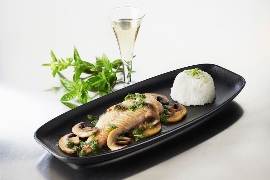 Блюдо для сервірування Revol CLUB SLENDER TRAY 33,2x7,8cm. Cast iron style (647928-RVL) Revol647928-RVL фото