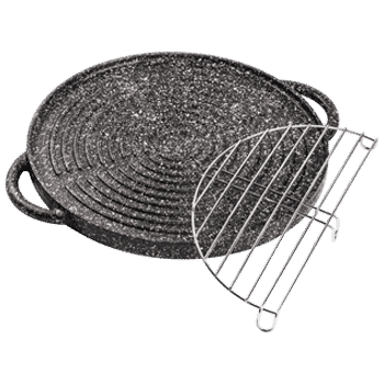 Two-sided griddle-grill Nalino Daniel 34 cm cast iron. Nalino799d photo
