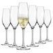 Set of 6 champagne glasses 210 ml Krosno Splendour. Krosno5900345789026 photo 1