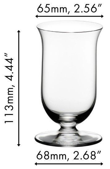 Набір з 2 келихів 200 мл для віскі Riedel Vinum Single Malt Riedel6416/80 фото