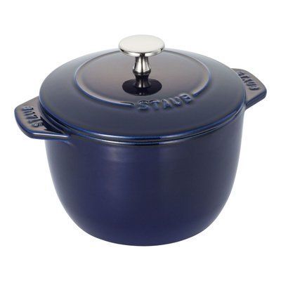 Staub Cast Iron Rice Cooker 1.7L, dark blue. Staub11721691 photo