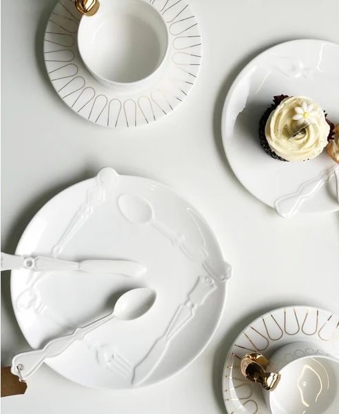 Salad/dessert plate "Cutlery" TWIG_004614-00309 photo