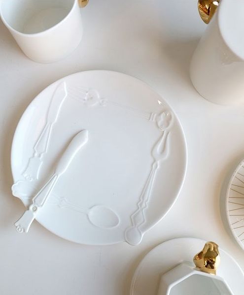 Salad/dessert plate "Cutlery" TWIG_004614-00309 photo