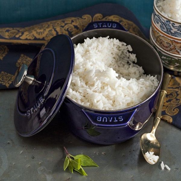Staub Cast Iron Rice Cooker 1.7L, dark blue. Staub11721691 photo