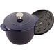 Staub Cast Iron Rice Cooker 1.7L, dark blue. Staub11721691 photo 3